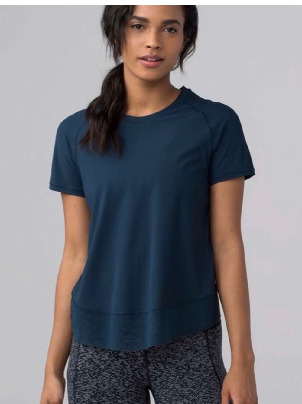 Lululemon pace top with mesh detail